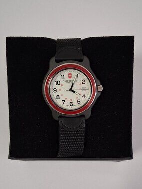 Victorinox Men's 249085 Original XL Swiss Quartz Watch With Black Nylon Band 43m